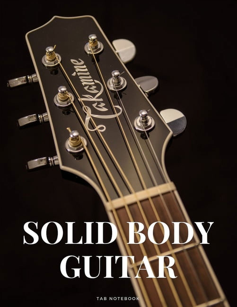 Solid Body Guitar Tab Notebook Singers Songwriters, Musicians