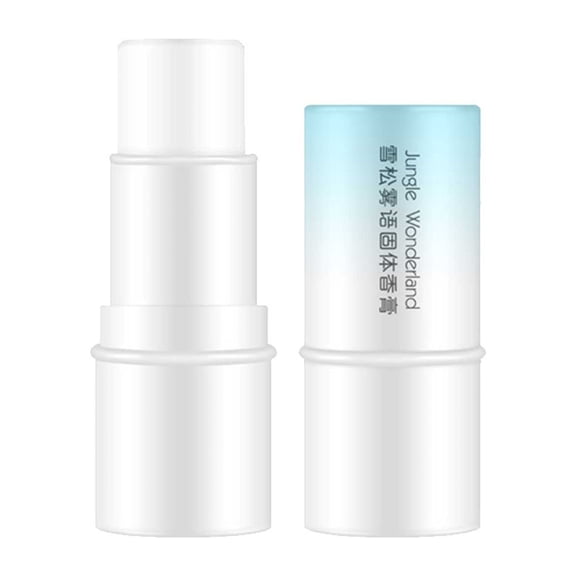 Solid Body Spray Multipurpose Women Sweet Summer Solid Balm Stick - Natural Jasmine & Peach Fragrance, Portable and Travel-Friendly, Elegant Scent for Work, Dating & More, 0.35oz