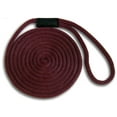thumbnail image 1 of Solid Braid Nylon Dock Line - Burgundy, 5/8" x 35', 1 of 1