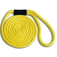 thumbnail image 1 of Solid Braid Nylon Dock Line - Yellow, 3/8" x 20', 1 of 1
