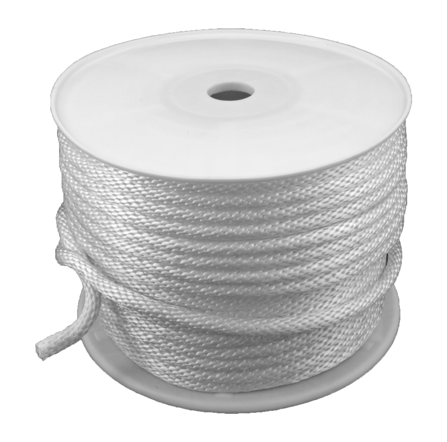Uxcell Nylon Rope Solid Braided 1 Roll of 0.3 inch x 49.2 Foot White