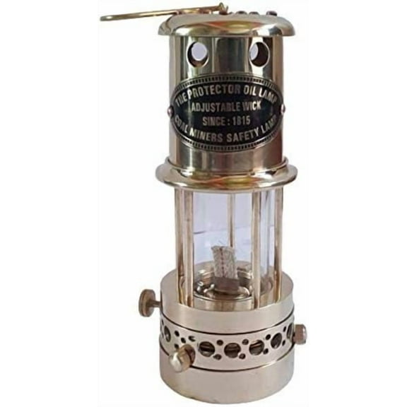 Solid Brass 100% Working Nautical Miner Lamp Oil Ship Lantern Maritime Gift$$Home Decor, Kitchen, & Other