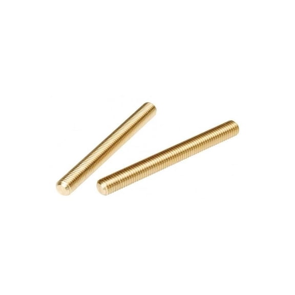 Solid Brass All Thread Threaded Rod Bar Studs 3/8-16 x 24"