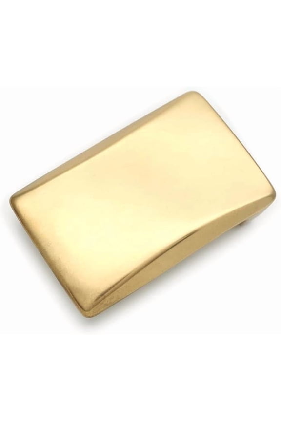 Solid Brass Belt Buckle 1.5 Inch Single Prong Square Belt Buckle for Replacement, DIY Leather Craft SCBB (FRW154)