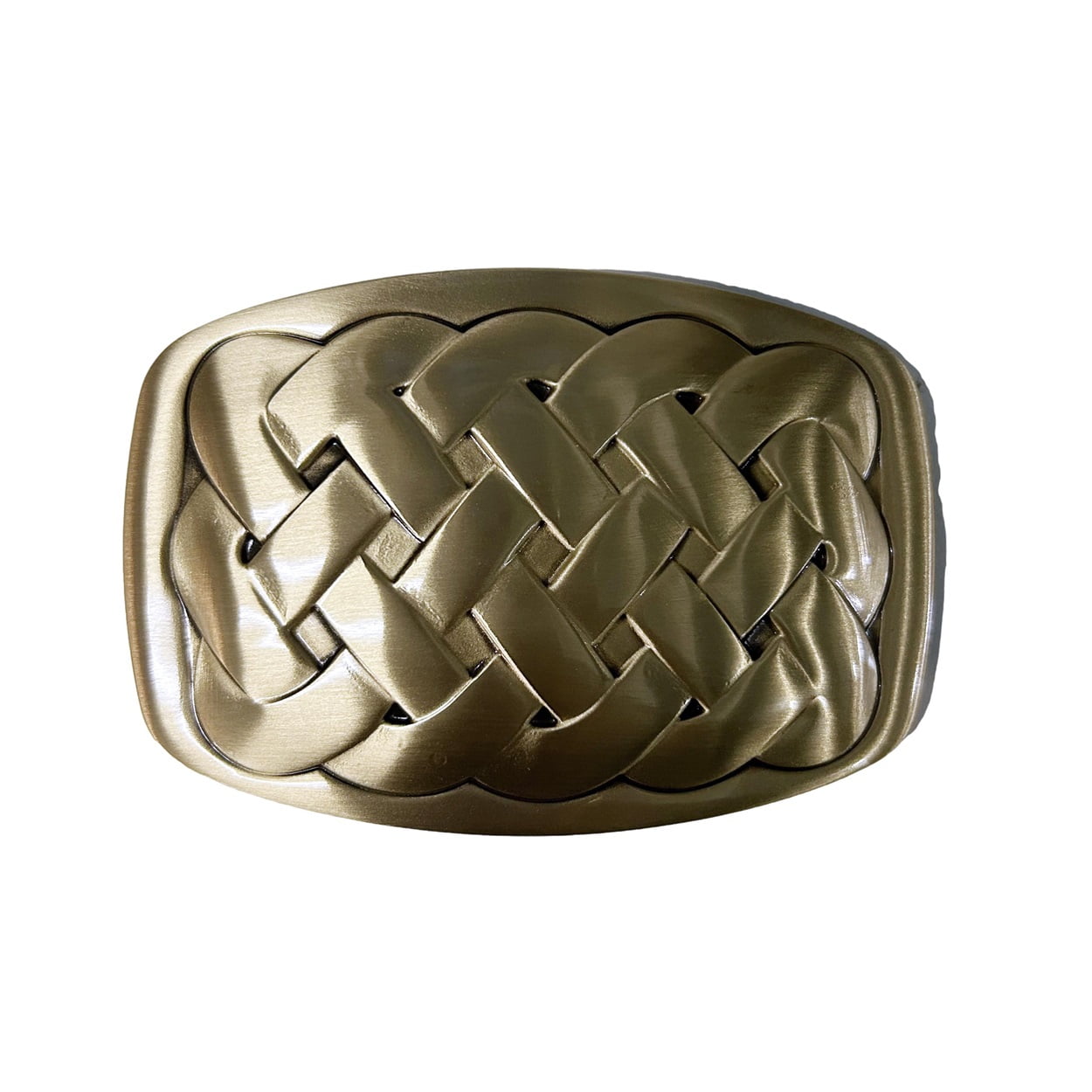 Vintage Bronze Rectangle Cross Celtic Knot Western Belt Buckle Gurtelschnalle Boucle De Ceinture