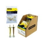 Bulk buys Plastic Tip Solid Brass Doorstop Hardware Accent Counter Top Display Case Of 20