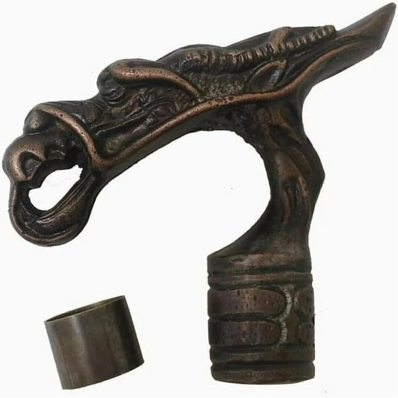 Dragon Style Handle for Wooden Walking Cane Stick