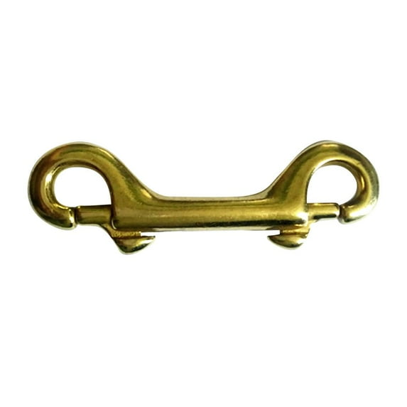 Solid Brass Double Ended Key Holder Key Chain 3 for Luggage Strap Keychain