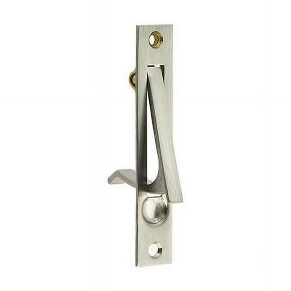 Solid Brass Edge Pull for Sliding Doors, Polished Nickel