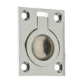 thumbnail image 1 of Solid Brass Flush Ring Pull, Polished Chrome, 1 of 1