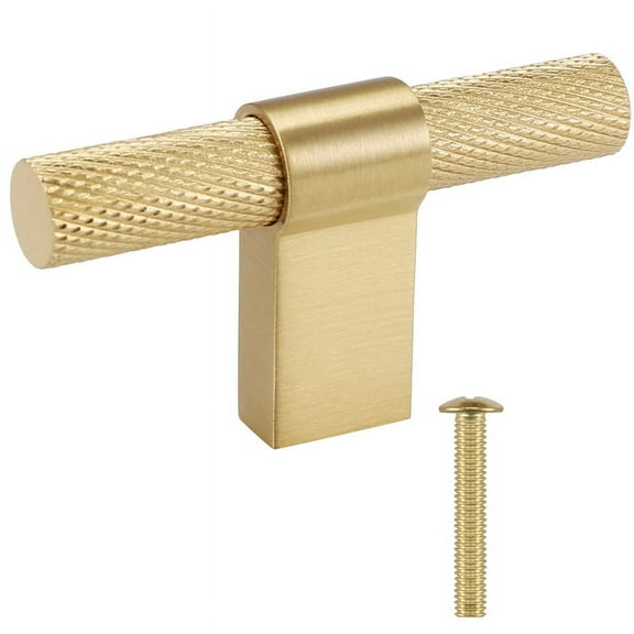 HOT Solid Brass French Style Luxury Cabinet Knobs Wardrobe Drawer Doors Handle Tbar 60mm