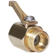 Solid Brass Hose Thread Shut Off Valve by Underhill