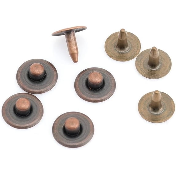 CRAFTME STUDIO, Jean Rivets, 3/8 inch, Antique Brass - Walmart.com