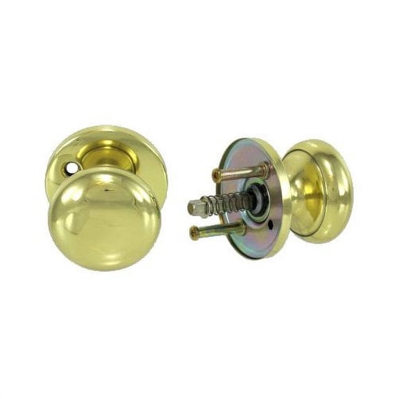 Solid Brass Knob and Rosette Assembly Kit