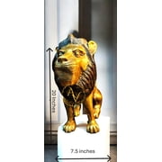 Solid Brass Lion Statue - 20 Inch Statement Piece, Vintage Brass Lion Sculpture Statue, King of the Jungle Statue, Panthera, Home Decoration