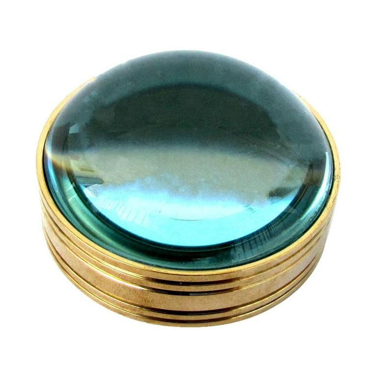 Solid Brass Desktop Magnifier Magnifying Glass Lens Solid Brass Desktop Magnifier Magnifying Glass Lens