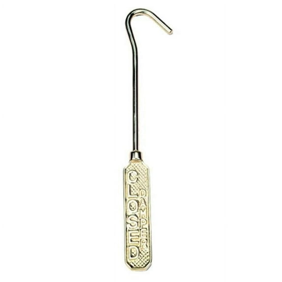 uniflame, c-9158, solid brass open & close damper pull