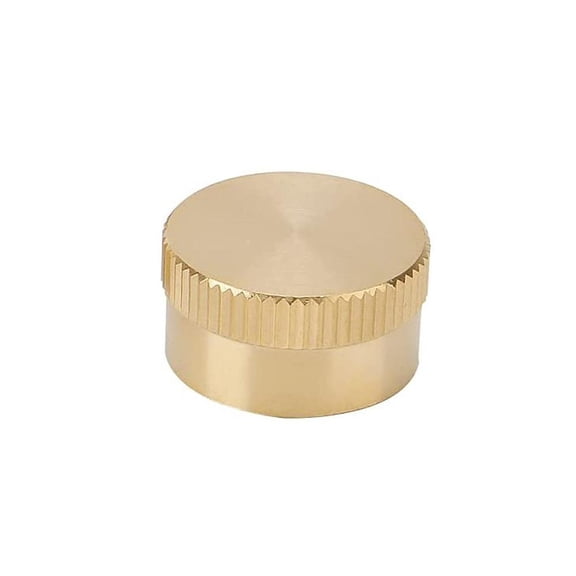 Solid Brass Propane Refill Cap for 1 LB Gas Tanks - Durable, Secure, Leak-Proof Valve Protector for Camping, Grills, Heaters