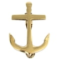 thumbnail image 1 of Solid Brass Ships Anchor Door Knocker Coastal Beach House/Boat Decor Doorknocker, 1 of 1