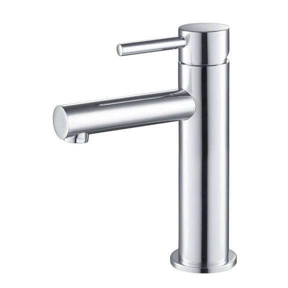 Blossom Solid Brass Single Handle Bathroom Faucet | Chrome | Modern, Rust-Resistant Design