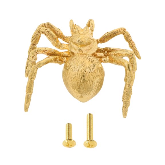 Solid Brasses Novelty Spiders Cabinet Handle and Drawer Pull for Easy Installation Durability Corrosions Resistant