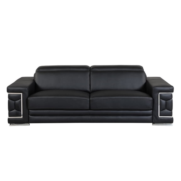 Top Grain Leather - Sofa with Foam Filler for Soft Seating