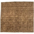 thumbnail image 1 of Solid Brown 5X5 Oriental Modern Square Rug, 1 of 11