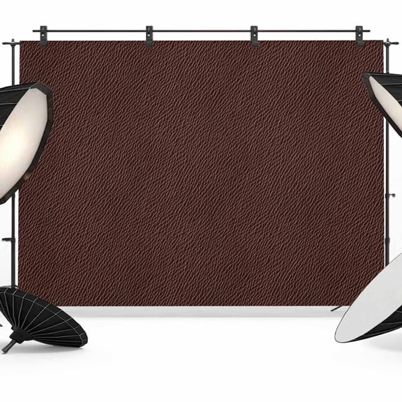 Solid Brown Backdrop for Photoshoot,Photography Photo Studio Background Wall Backdrop,Vintage Minimalism Abstract Denim Pattern Back Drop Banner Panel for Portraits Wedding Party Live Streaming 7x5Ft