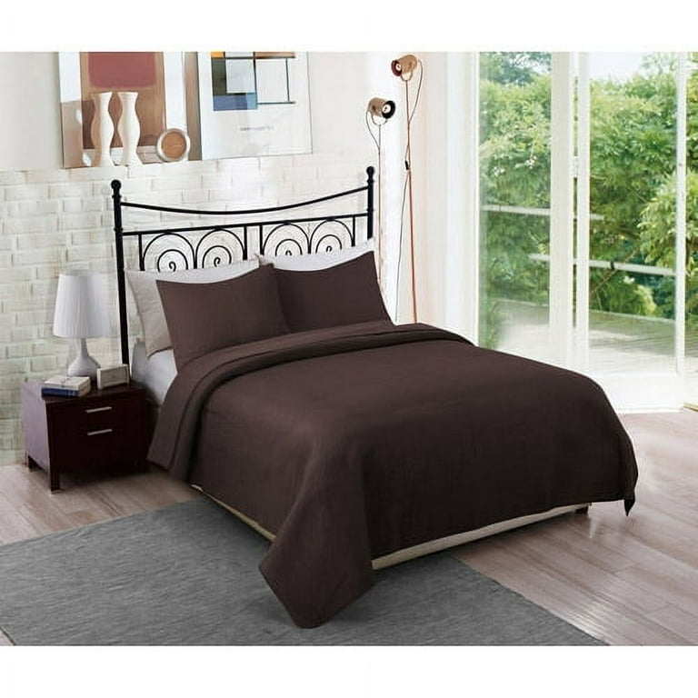 Solid brown sale quilt
