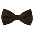 thumbnail image 1 of Solid Brown Men's Pre-Tied Bow Tie, 1 of 6