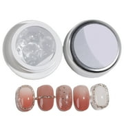 Solid Builder Nail Gels,4in1 Nail Extension Gels UV Nail Glues for Acrylic Nail Rhinestones Gels 3D Nail Sculpture Gels