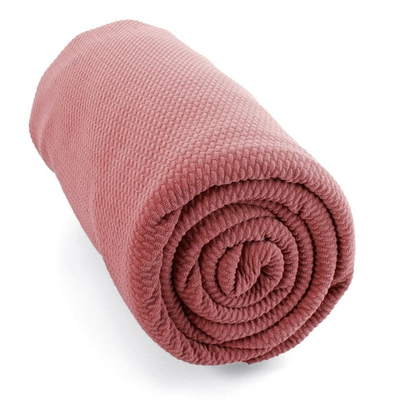 Solid Bullet Fabric Rosy Mauve 1 Yard