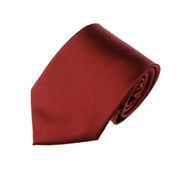 Solid Burgundy Traditional Men's Necktie