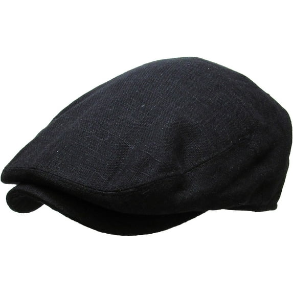 Solid Cabbie Newsboy & Ascot Ivy Hat Cap Plaid Solid Gatsby Golf NEW