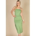 thumbnail image 1 of Solid Cami Midi Dress with Side Slit, 1 of 9