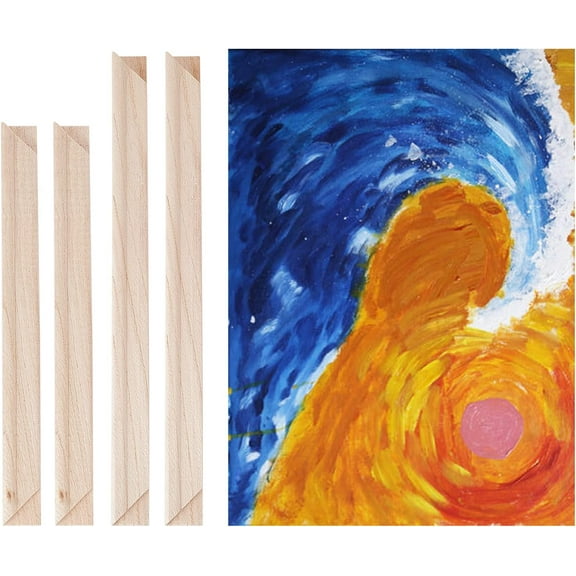 Solid Canvas Stretcher Frames Art Stretcher Bars 9.84 x 11.81 inch Solid Wooden Frame