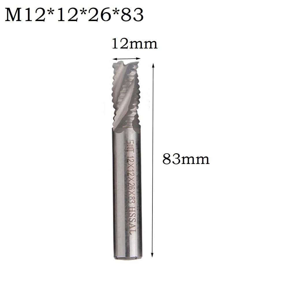 Solid Carbide 4 Flutes CNC End Milling Cutter Router Bit For Metal ...