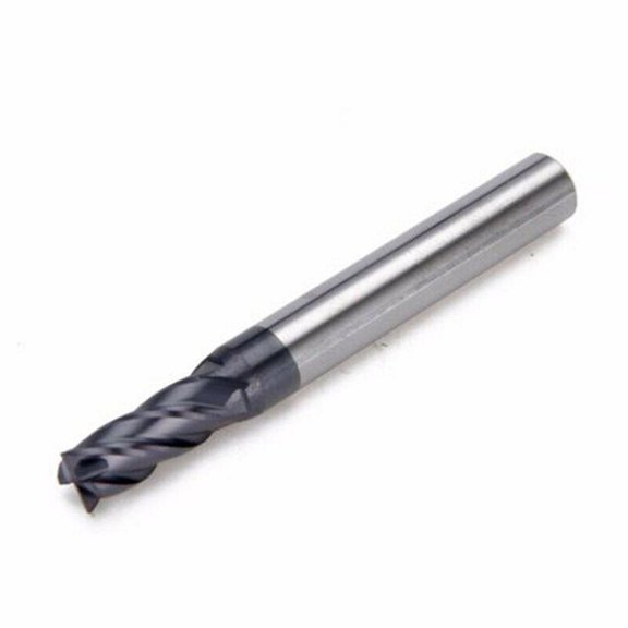 Solid Carbide End Mill 4 Teeth - Altin Coating Solid Carbide Milling Cutter For Hpc 12Mm YIWEI