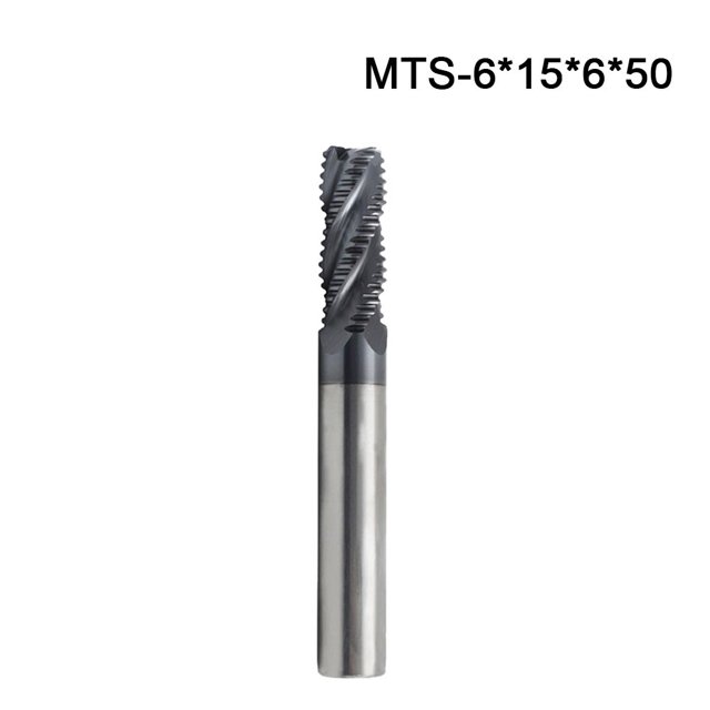 Solid Carbide Roughing Milling Cutter with 4 Teeth AlTiN Coating for