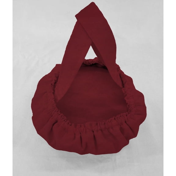 Solid Casserole Baking Pan or Pie Plate Cozy and Carrier by Penny's Needful Things (Pie Plate/Small Casserole Carrier) (Burgundy)