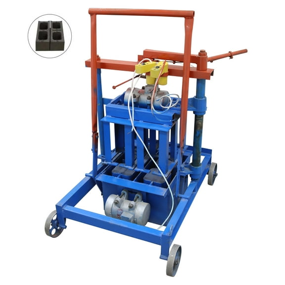 Solid Cement Brick Machine Hollow Block Molding Machine 220V