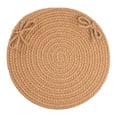 thumbnail image 1 of Rhody Rug WearEver Camel Poly 15" Chair Pad, 1 of 2