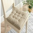 thumbnail image 1 of Solid Chair Pad Super Soft Thick Washable Square Seat Cushion Chair Cushions Seat Cushions Chair Pads for Kitchen Dining Room(Coffee,40cm/1PC), 1 of 3