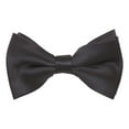 thumbnail image 1 of Solid Charcoal Gray Men's Pre-Tied Bow Tie, 1 of 6