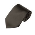 thumbnail image 1 of Solid Charcoal Gray X-Long Men's Necktie, 1 of 4