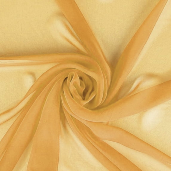 Solid Chiffon Fabric 58" Wide by 360"(10-Yards) for Arts, Crafts, & Sewing