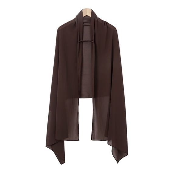 Solid Chiffon Instant Hijab Scarf For Woman Elastic Chin Strap Hijabs Casual Headscarf Turban