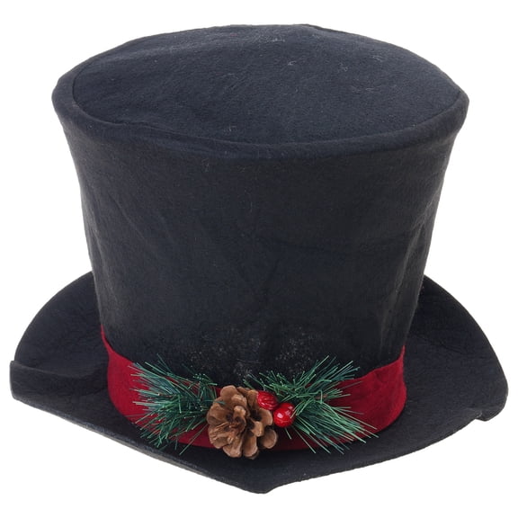Solid Cloth Star Hat Tree Toppers For Christmas Decorations Easy Setups Without Tools Classical Design