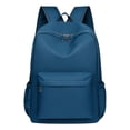 thumbnail image 1 of Solid Color Aesthetic College Backpack, Lightweight Solid Color Large Capacity Laptop Daypack, Suitable for Work, Travel and Casual Daily Use - Royal Blue, 1 of 6