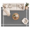 Solid Color Area Rug 8'x10', Dark Gray Large Area Rugs Non-Slip ...